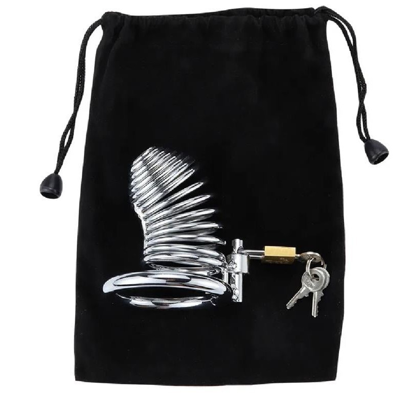 bAŞKa Master Male Chastity Orail Metal Penis Kilidi 40 mm
