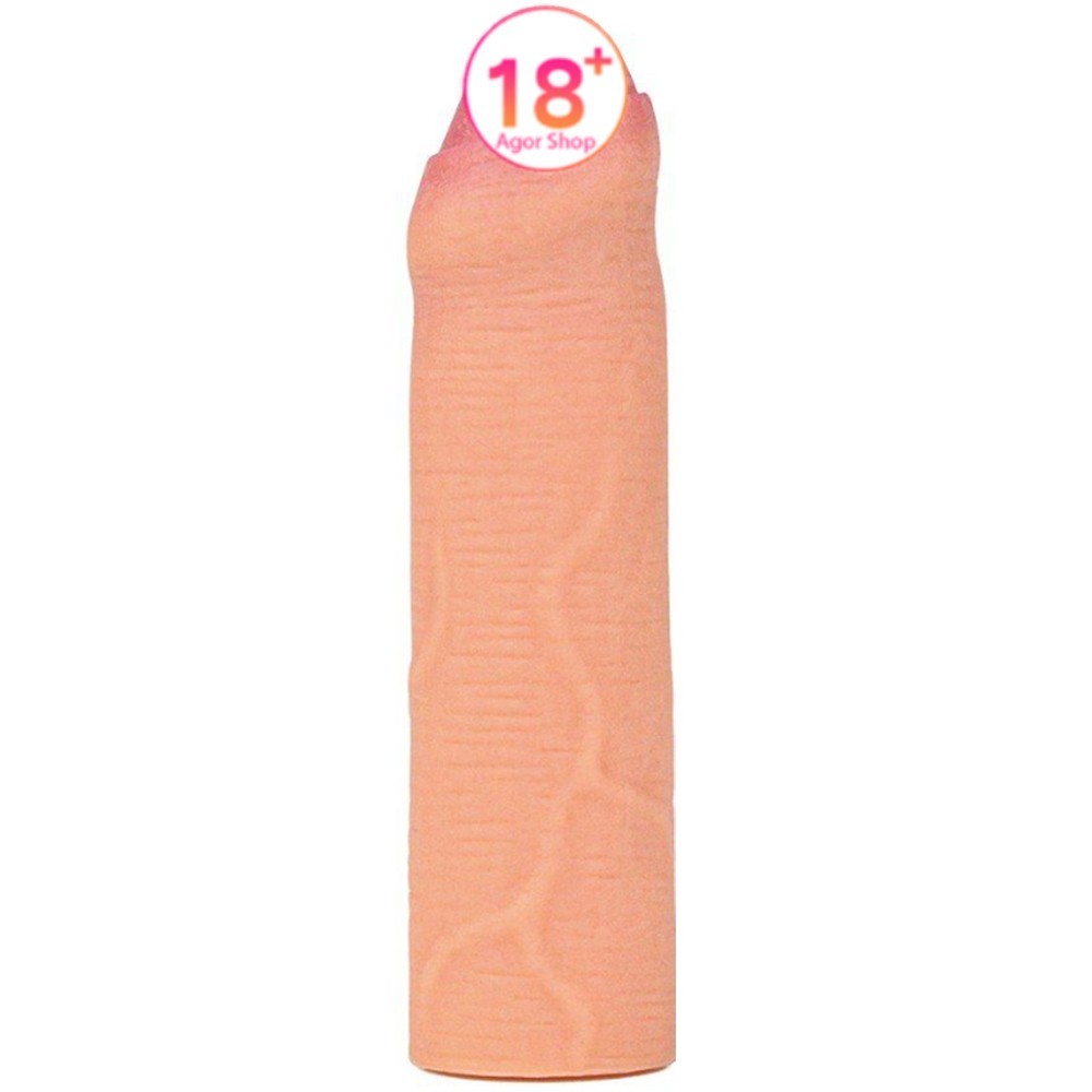 Lovetoy Nature Extender Penis Sleeve Platinum Silikon Gerçek Doku Sünnetsiz Penis Kılıfı LV4212