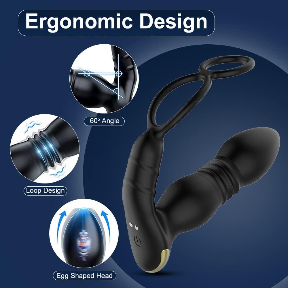 bAŞKa Anal Fantasy Delay Ring İleri Geri Hareketli Prostat Vibratör