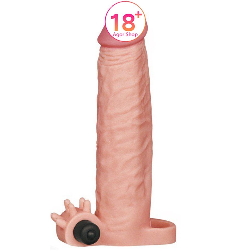 Lovetoy Pleasure X-Tender Vibrating Sleeve Titreşimli Penis Kılıfı LV1064