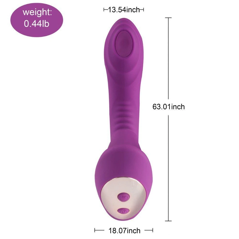 Shequ Meiya Darbe ve Emiş Güçlü 2 İn 1 G-Noktası Vibratör SQ-V10129