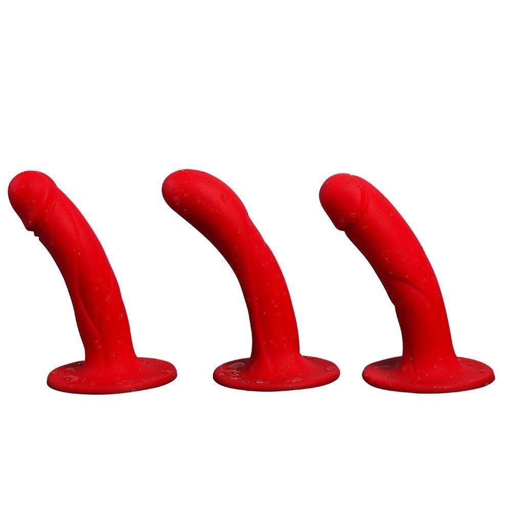 Xise C9 Sabitlenebilir Flexible Testissiz Anal ve Vajinal Dildo XS-OWB10009