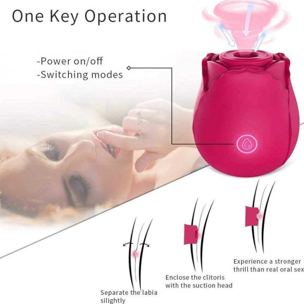 bAŞKa Rosie Sucking Klitoral Emiş Vibratör