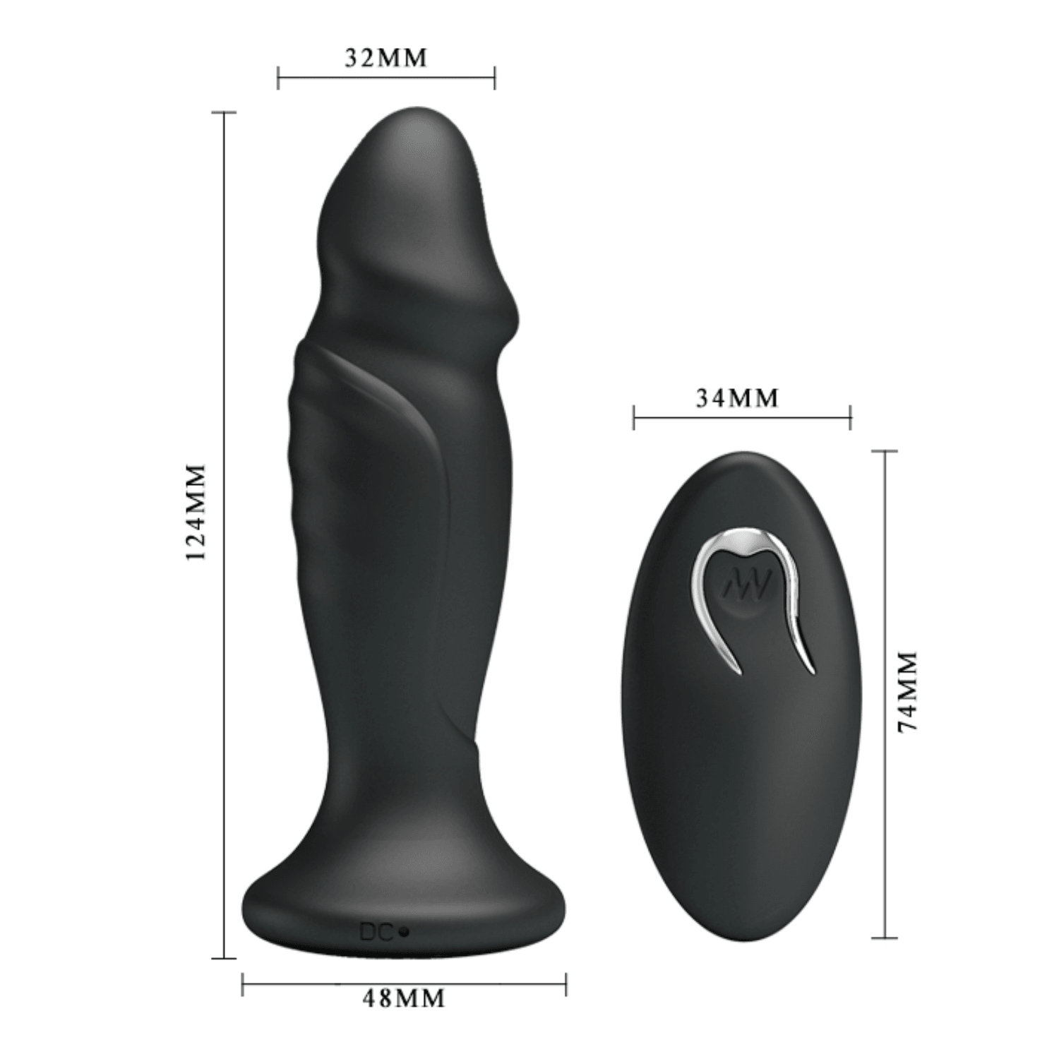 Pretty Love Mr. Play Powerful Vibrating Plug Prostat Vibratör BI-040085W-MR