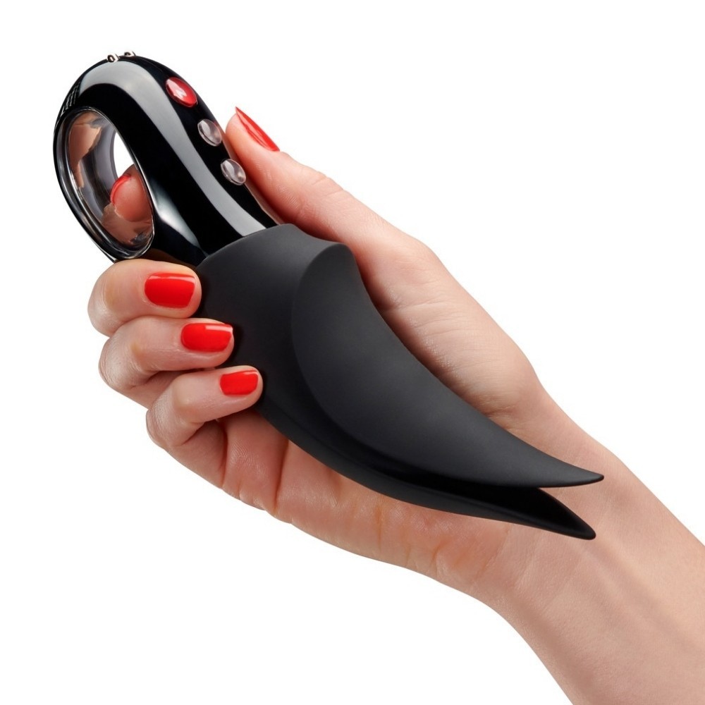 Fun Factory Volta Black Line Clitoris and Nipple Stimulator Vibrator