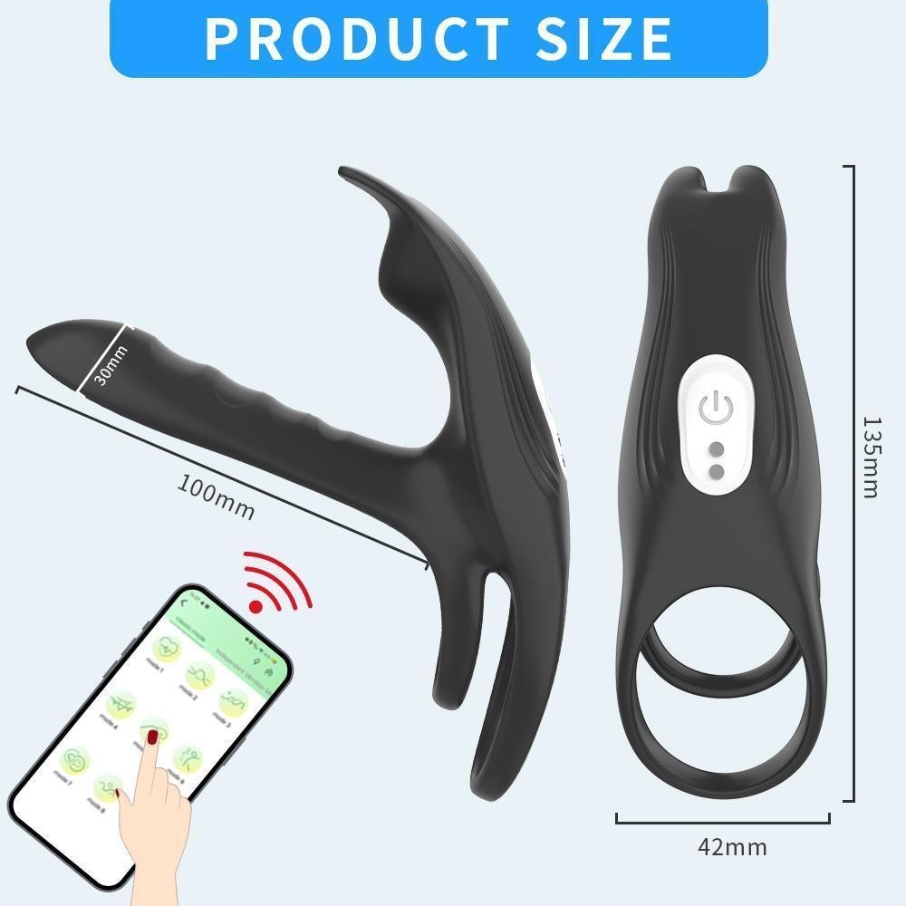 bAŞKa Erotica Toys Alex Telefon Kontrollü Penis Halkası
