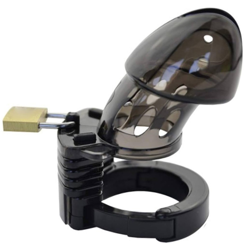 bAŞKa Master Chastity Devices Black Plastik Penis Kafesi