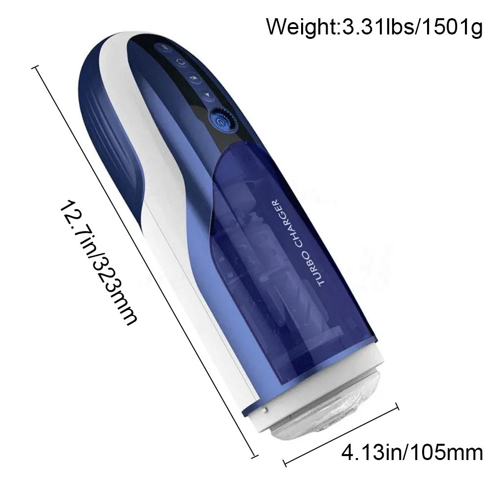 Leten Automatic Rotation Telescopic 4D Vagina Male Masturbator