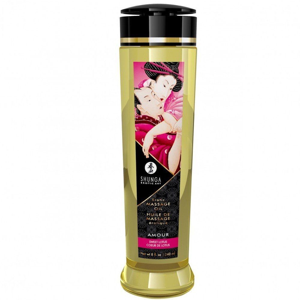 Shunga Erotic Massage Oil 240 Ml Sweet Lotus Aromalı Masaj Yağı