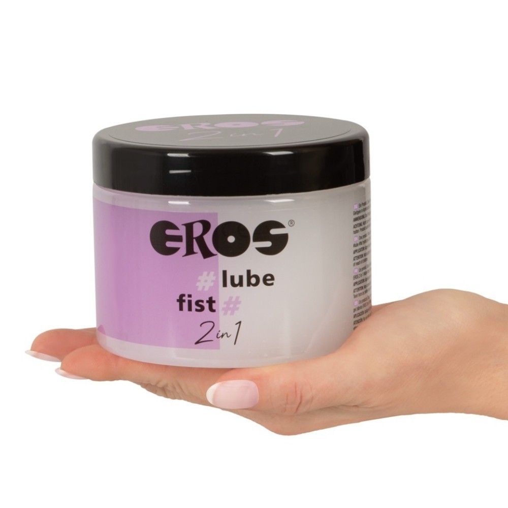 Eros 2 İn 1 Lube Fist Su ve Silikon Bazlı 500 Ml Kayganlaştırıcı Jel