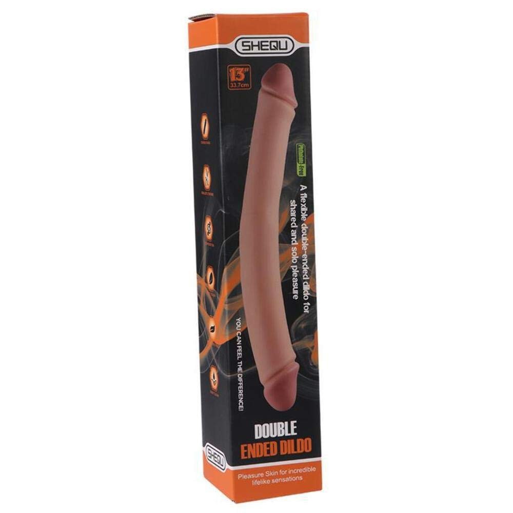 Shequ Hobare 34 cm Flexible Çift Taraflı Realistik Penis XS-WBC10072