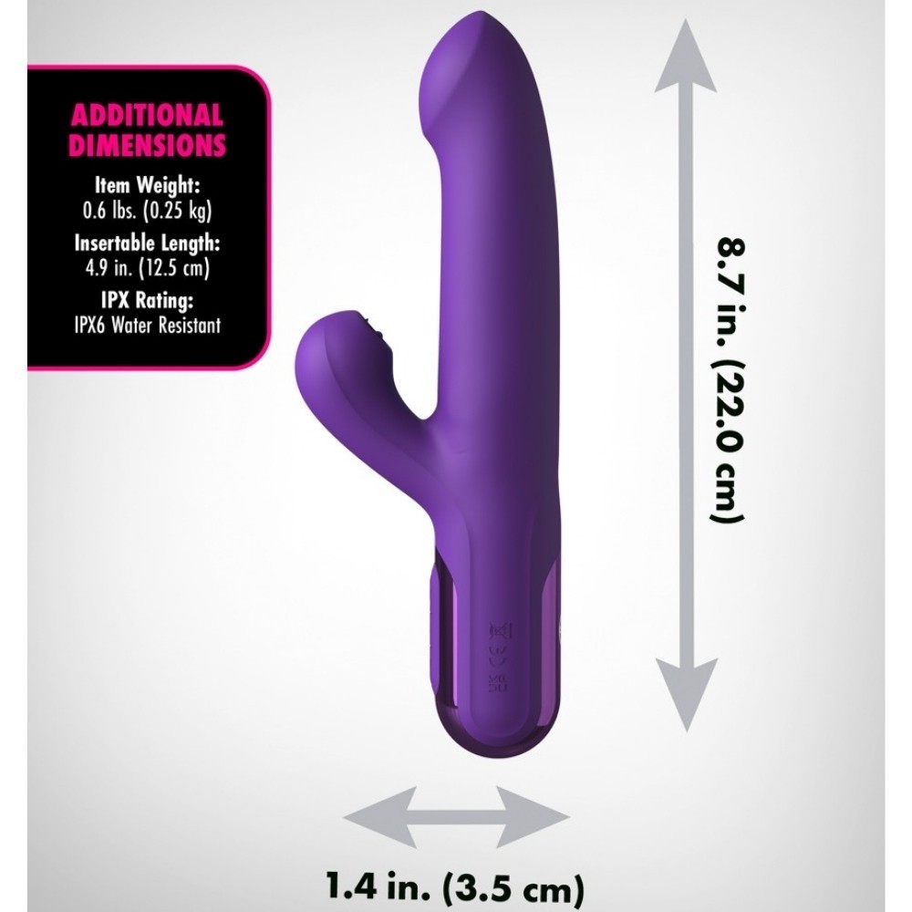 Pipedream Fantasy For Her Super Sonix Thruster Hareketli Rabbit Vibratör