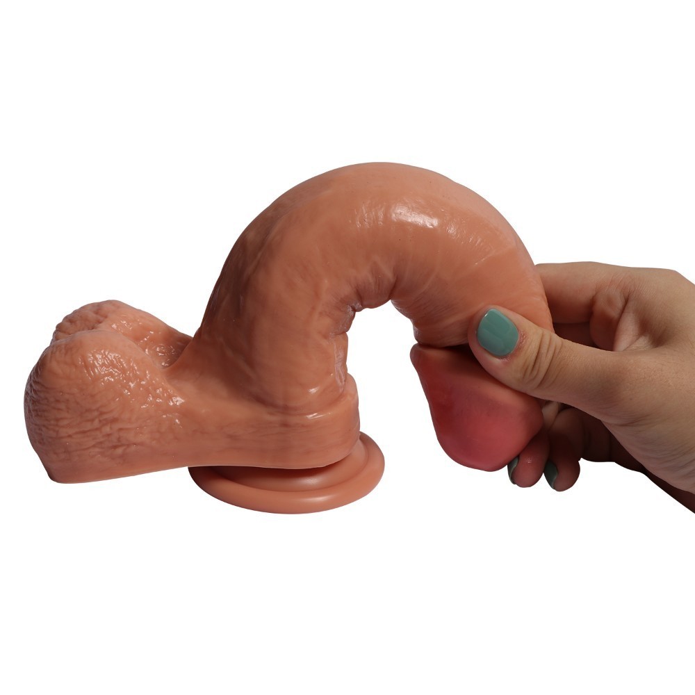 Shequ Dildo Series Desert Wolf 21 cm Natural Doku Realistik Penis SQ-WBD10032