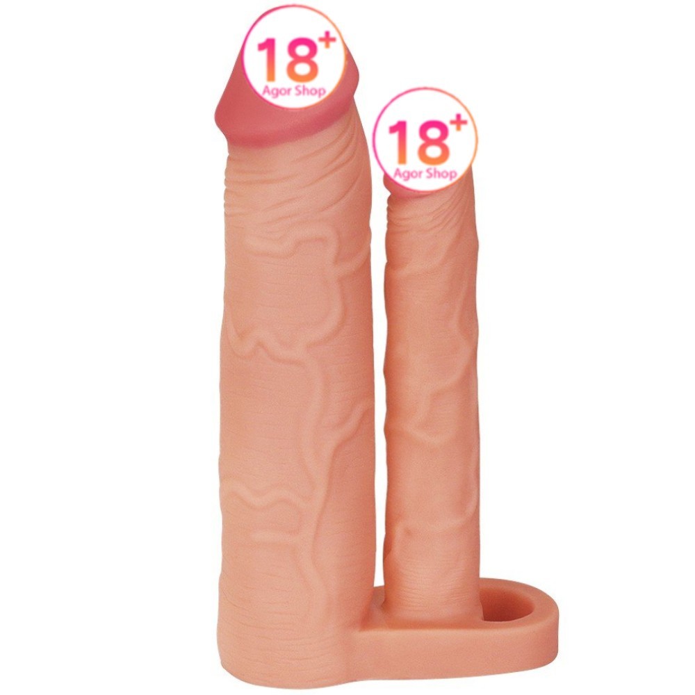 Lovetoy Pleasure X-Tender Çift Taraflı Penis Kılıfı LV314011