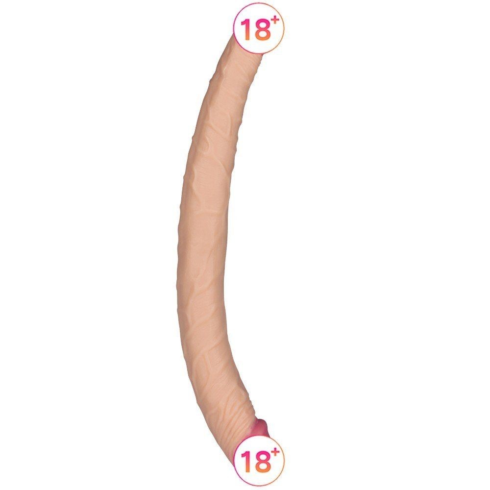 Lovetoy King Size Realistic Ladykiller Tapered Çift Taraflı 36 cm Realistik Penis LV2214