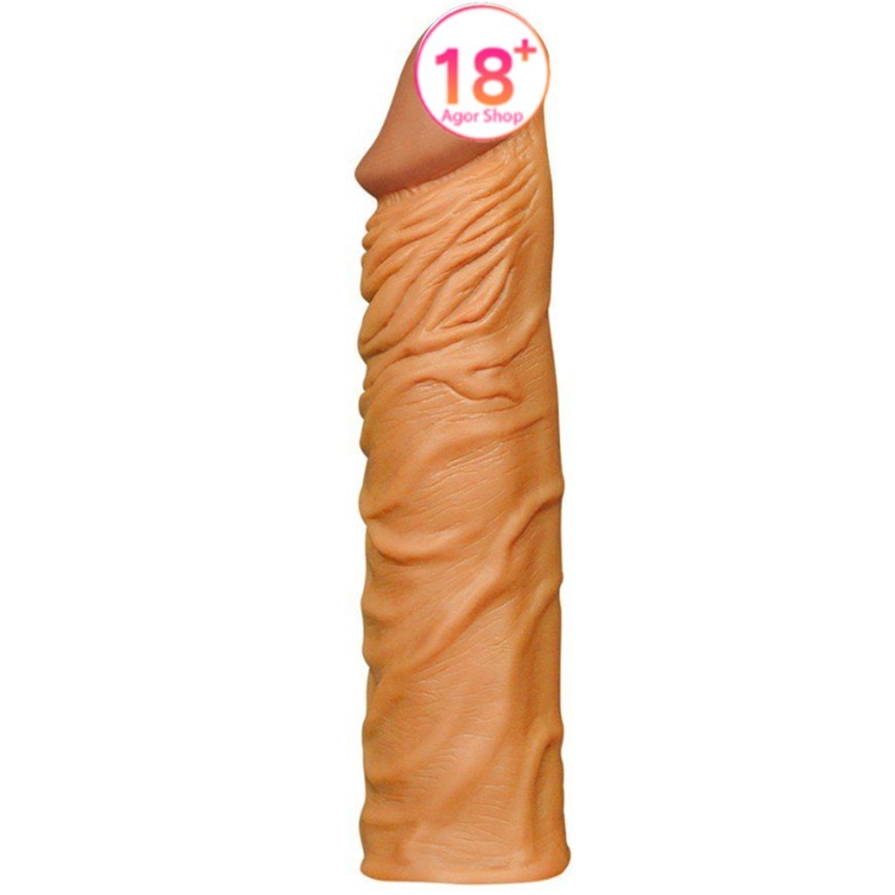 Lovetoy Pleasure X-Tender Melez Realistik Penis Kılıfı LV1052B