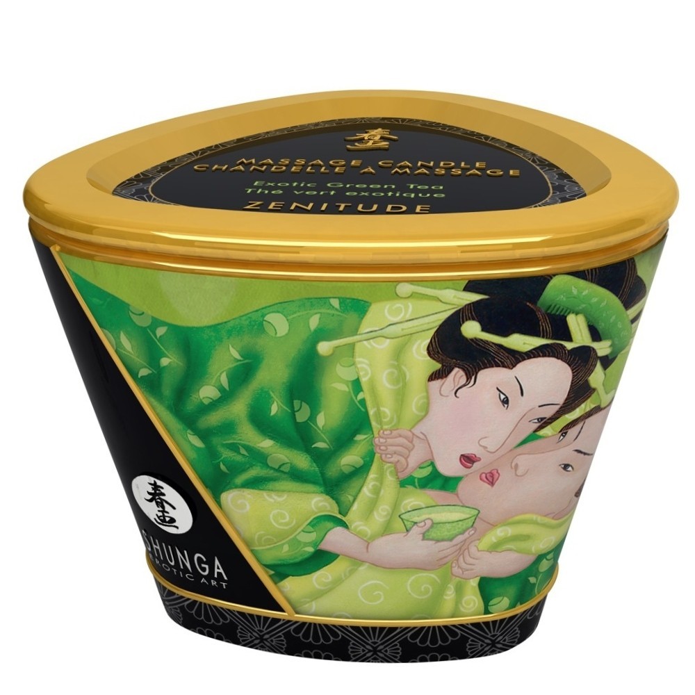 Shunga Massage Candle Green Tea 170 Ml Masaj Mumu