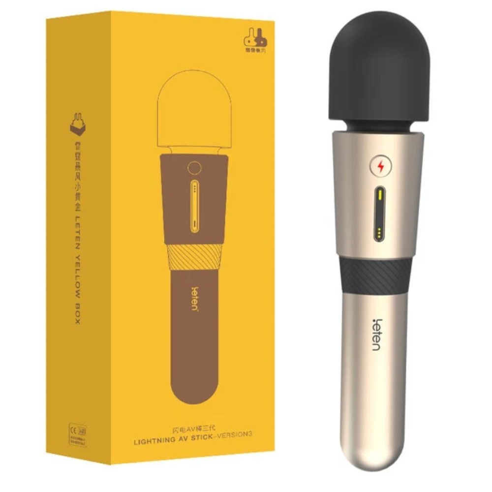 Leten Lightning 3 Professional Massager Vibe Masaj Wand Vibratör