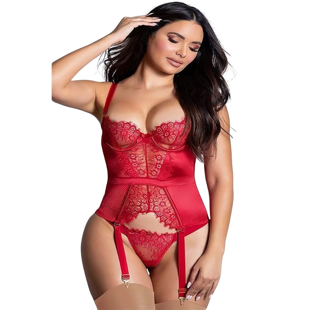 Başka Fantasy Wear Lingerie Dreams Dantelli Jartiyer Takım