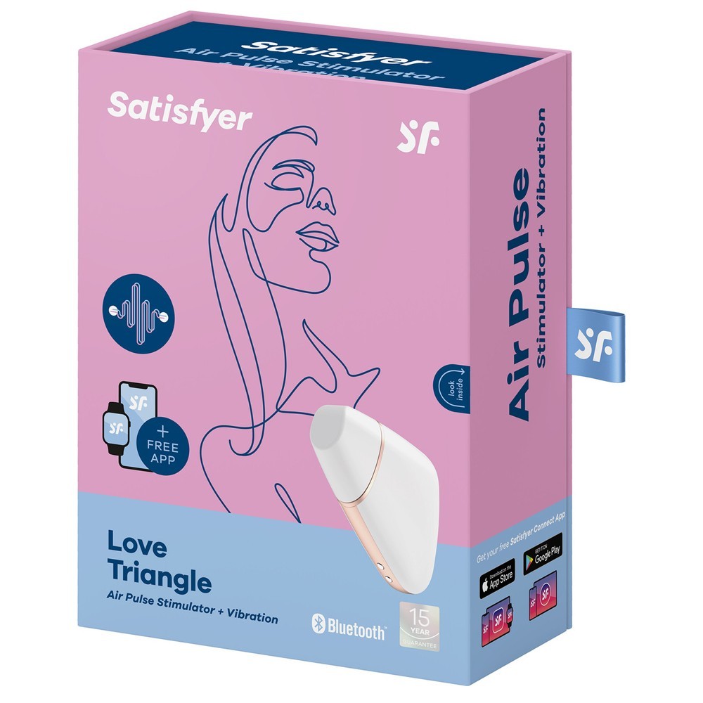 Satisfyer Love Triangle Telefon Kontrollü Emiş Güçlü Vibratör