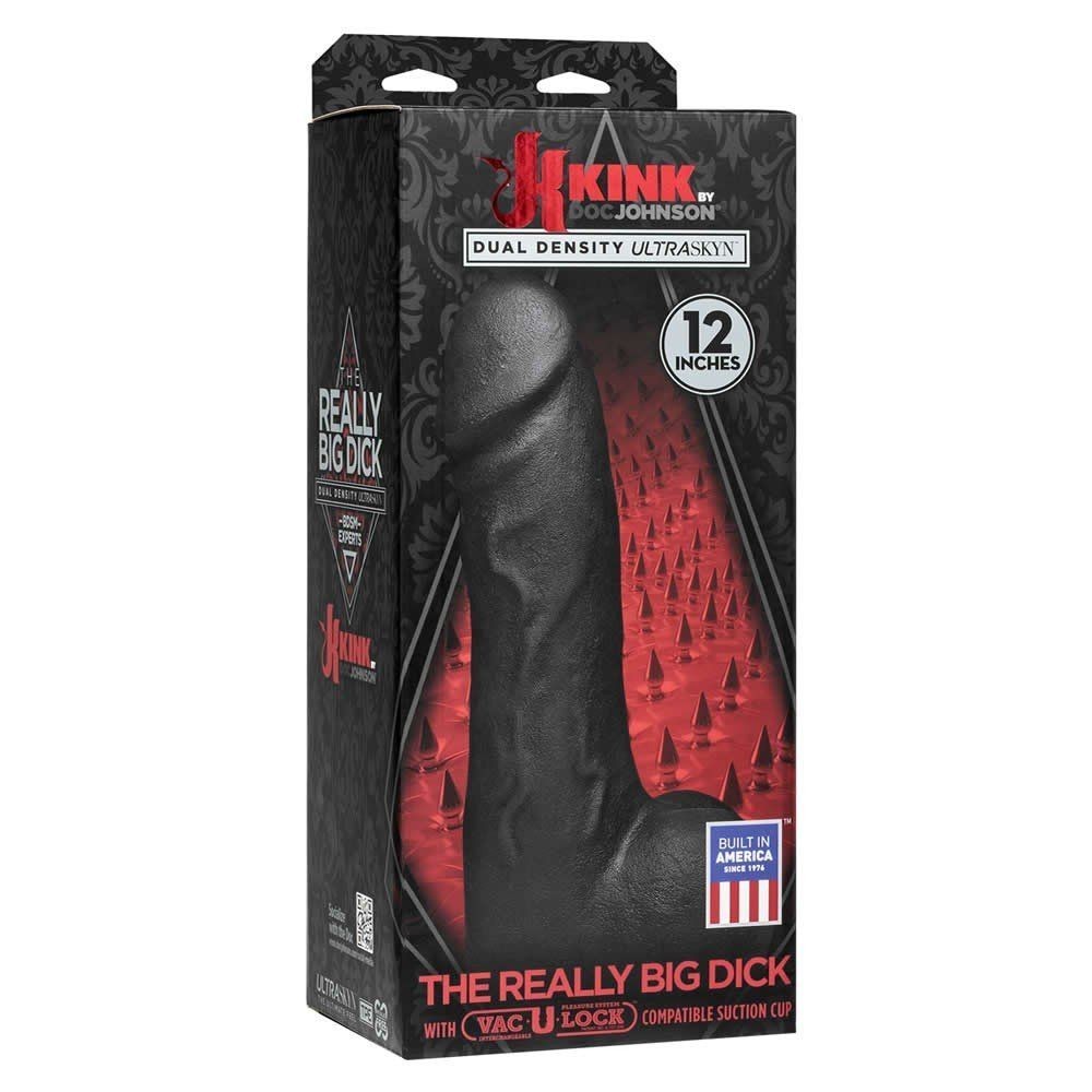 Doc Johnson Kink Dual Density Dildo 12 İnch Ultra Yumuşak Realistik Penis