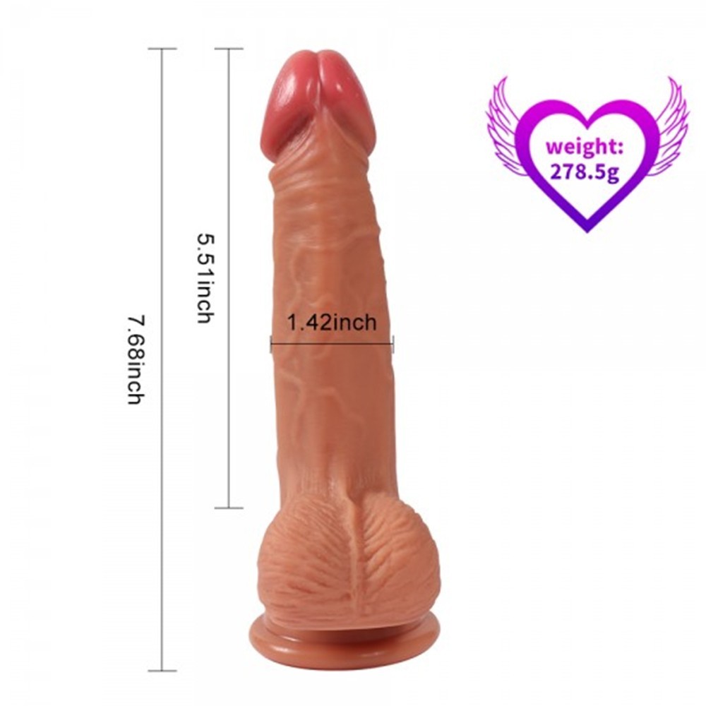 Shequ Diego 19 cm Natural Doku Realistik Penis SQ-WBD10024