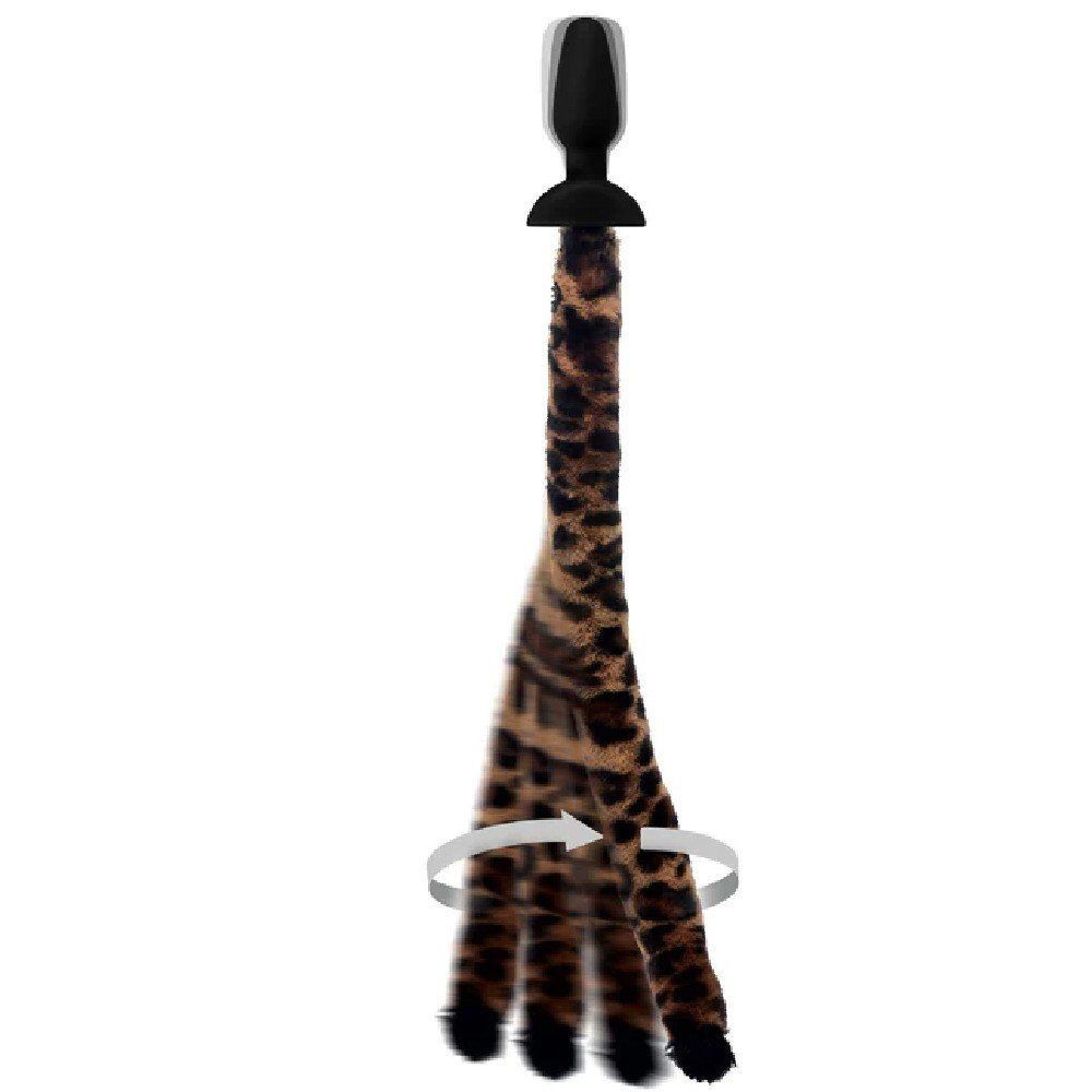 Xr Waggerz Moving And Vibrating Leopard Kuyruklu Anal Plug
