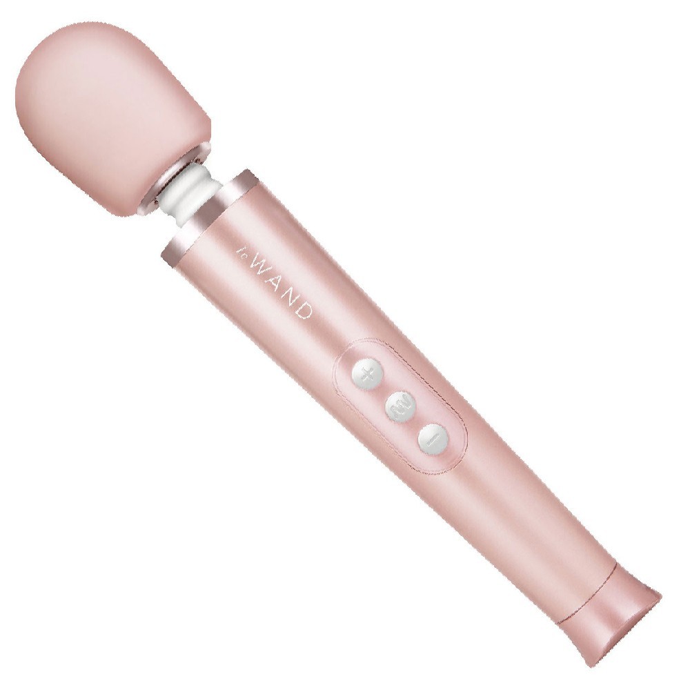 Le Wand Petite Rechargeable Vibrating Body Massager Masaj Wand Vibratör Rose Gold