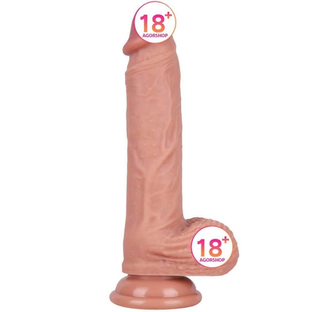 Shequ Dildo Series Dean's 21 cm Natural Doku Realistik Penis SQ-WBD10007