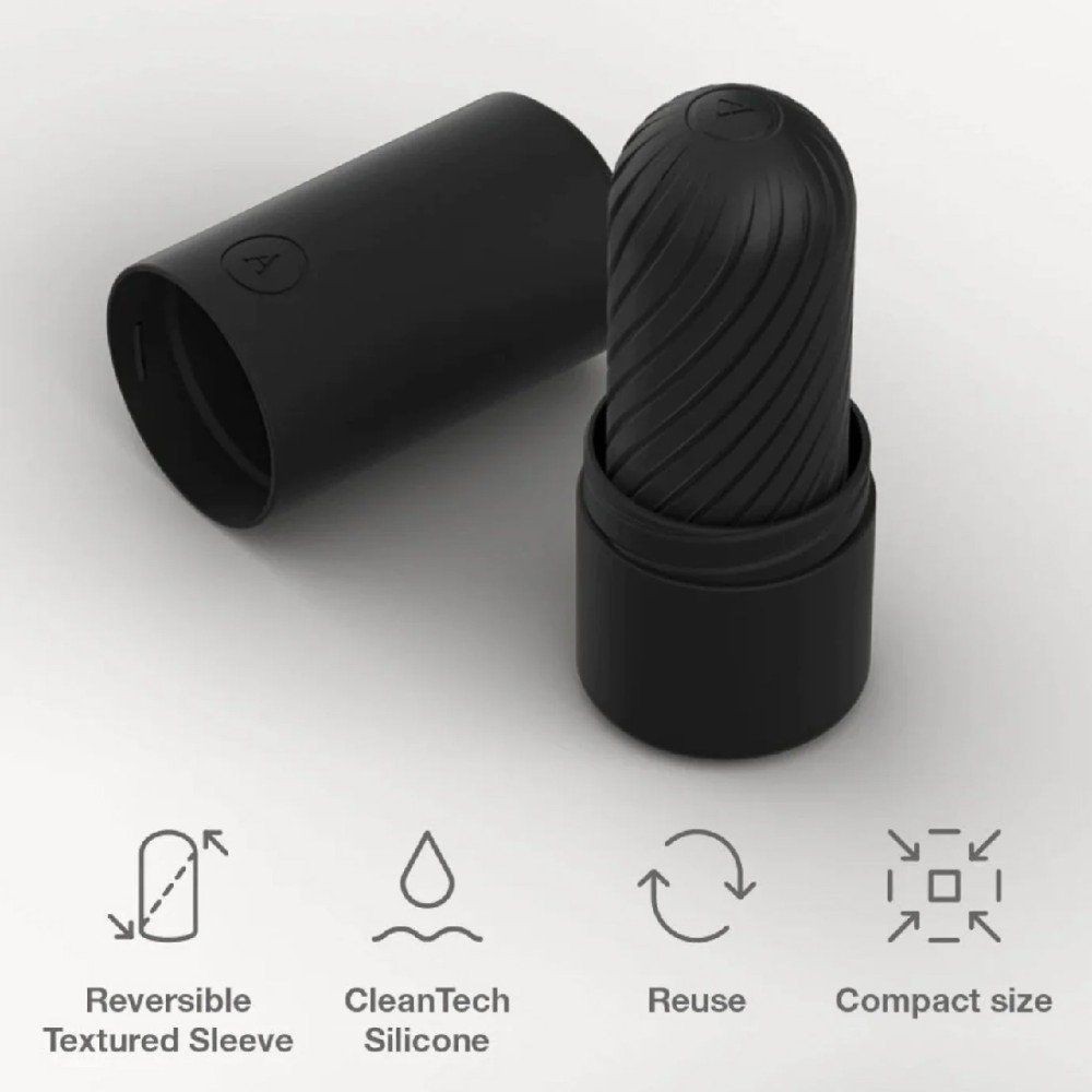 Arcwave Ghost Black Reversible Pocket Mastubator