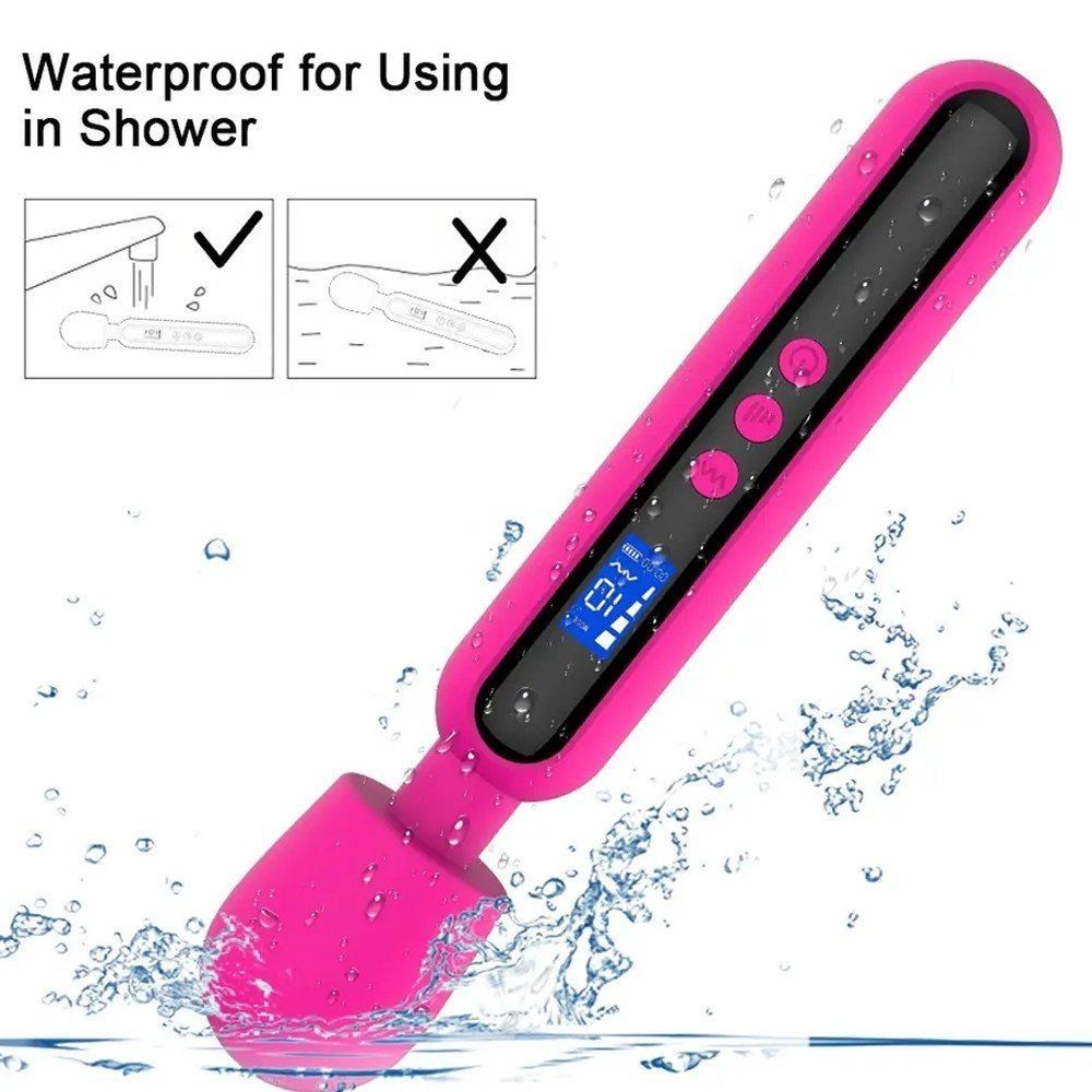 bAŞKa Shumix Oem Ultra Güçlü Slike Silikon Masaj Wand Vibratör