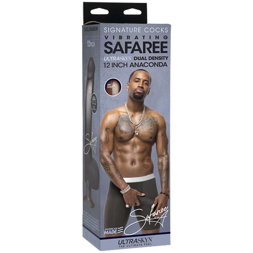 Doc Johnson Signature Cocks Safaree Samuels Anaconda Vibrating Amerikan Realistik Penis
