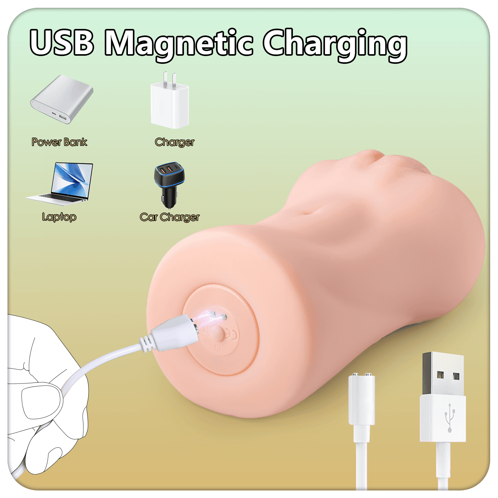 Shequ Elaine Vibrating Pussy Titreşimli Vajina Masturbator SQ-MAV60073