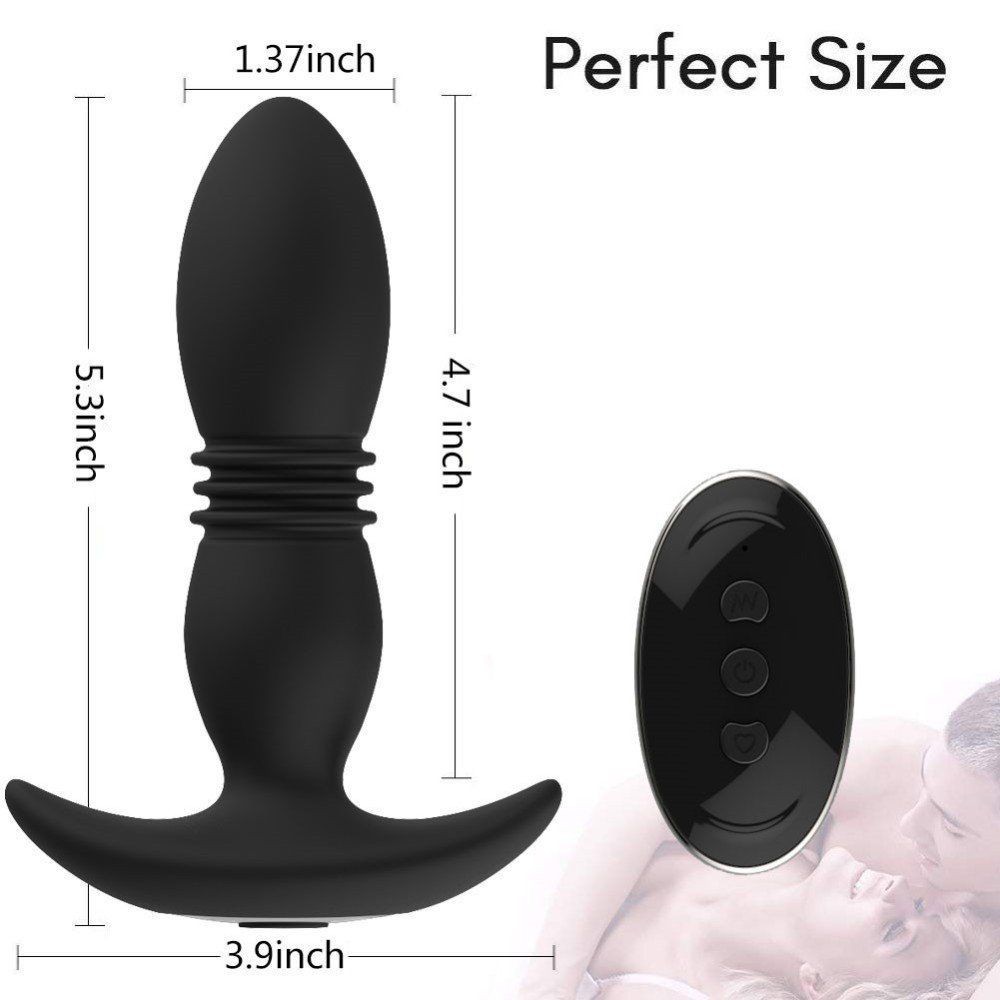 bAŞKa Povy Thrust İleri Geri Hareketli Prostat Anal Vibratör