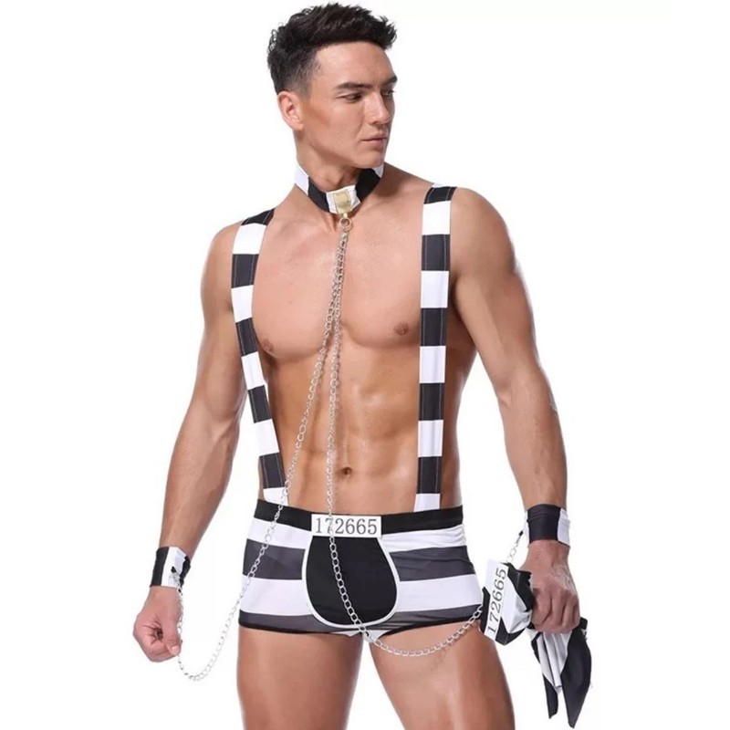 bAŞKa Fantasy Wear Erkek Fantezi Seksi Mahkum Kostumu