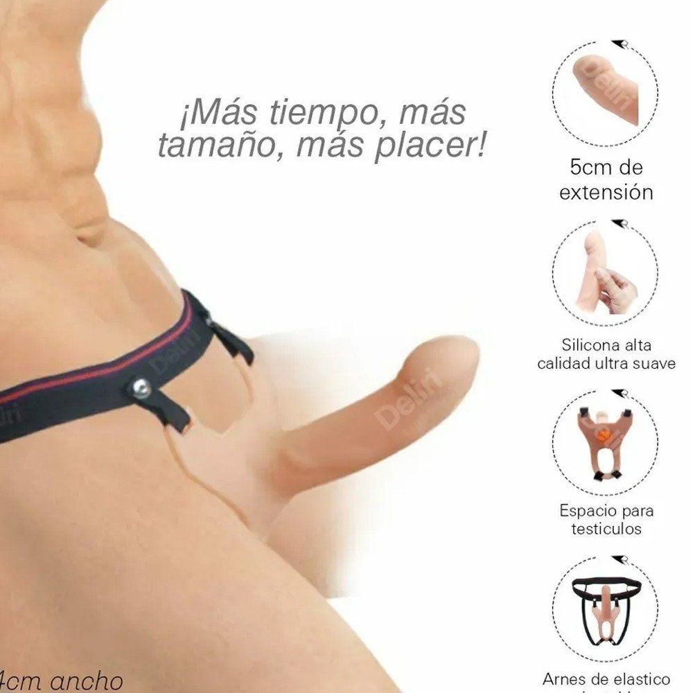 Aphrodisia Hollow Strap-On 15 cm İçi Boş Belden Bağlamalı Kemerli Penis-Melez