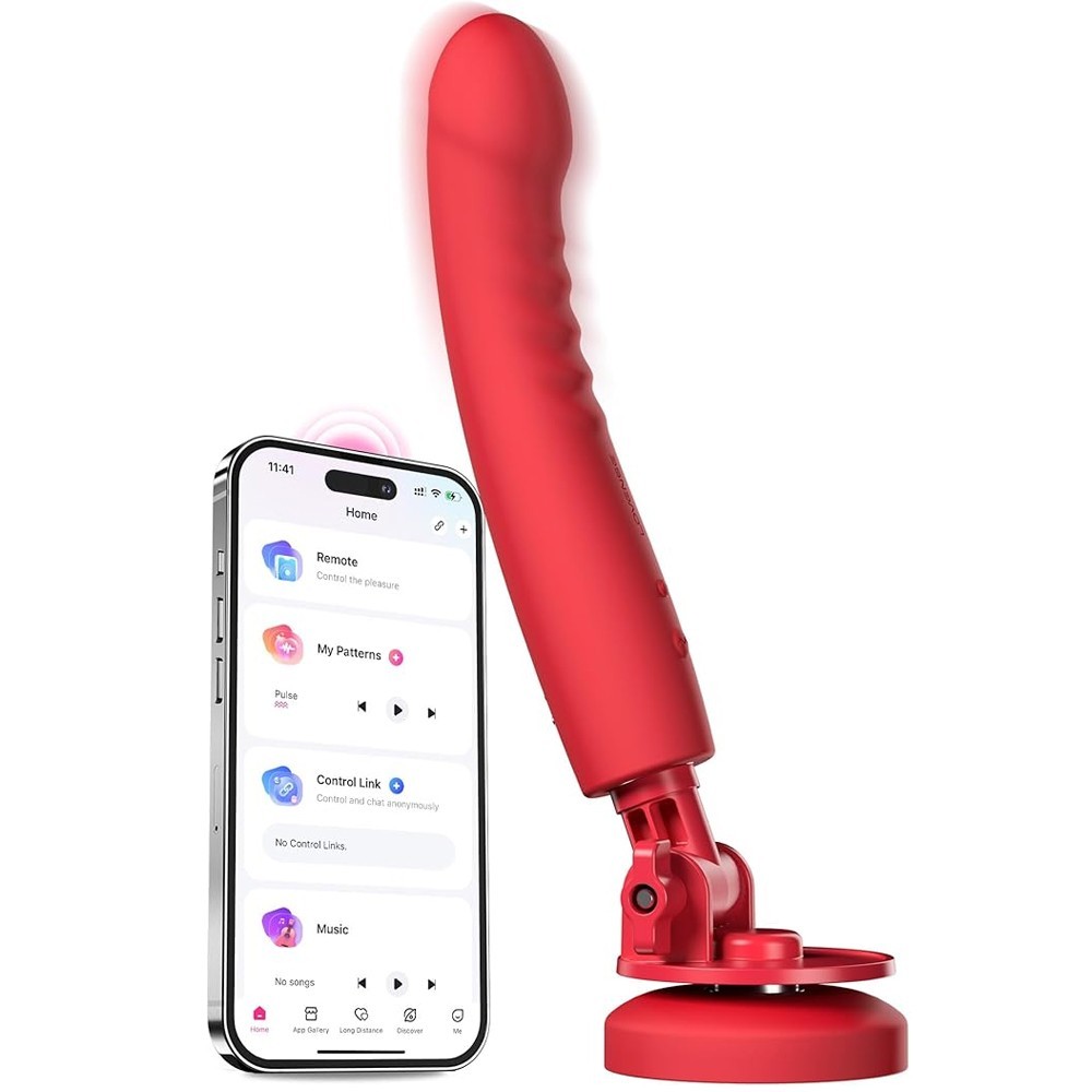 Lovense Mission 2 App-Controlled Touch-Sensitive Telefon Uyumlu Hareketli Vibratör