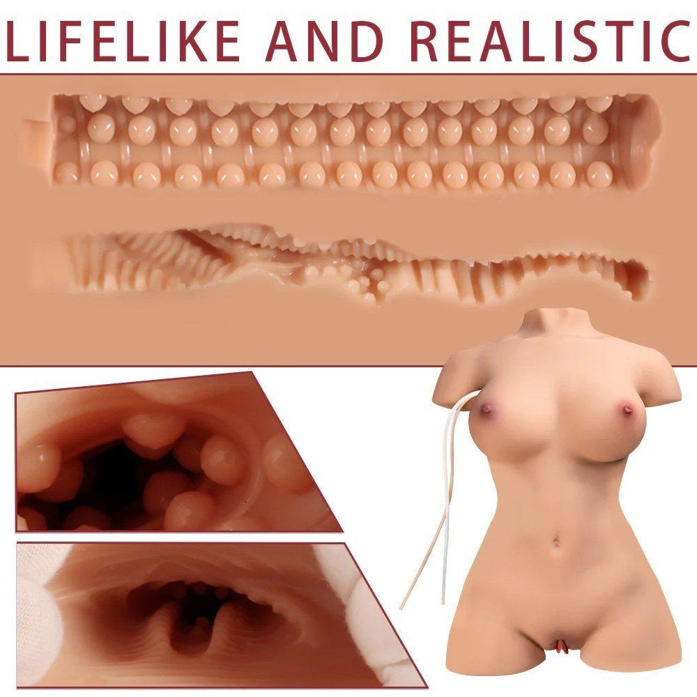 Shequ April Sucking And Vibration Realistik Vücut Masturbator SQ-MAS20027