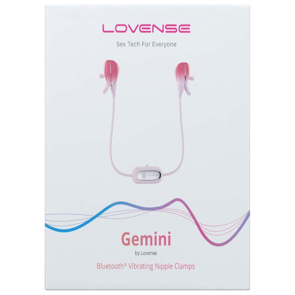 Lovense Gemini Uygulama Kontrollü Titreşimli Meme Ucu Vibratör