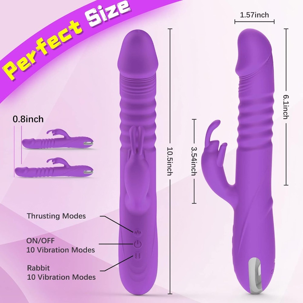 bAŞKa Sex Toys Aise Bionic Design İleri Geri Hareketli Rabbit Vibratör