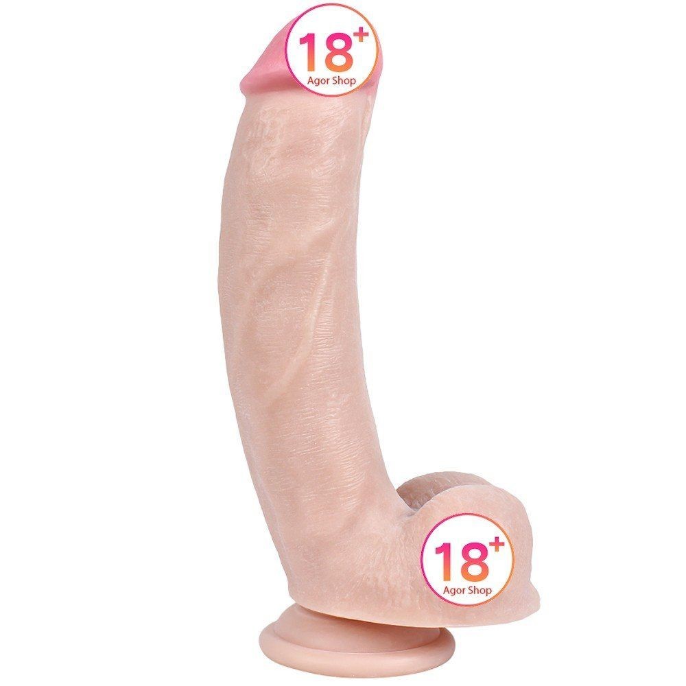 Dildo Series Bruce Wills 22 Cm Yumuşak Realistik Dokulu Penis XS-WBC10008