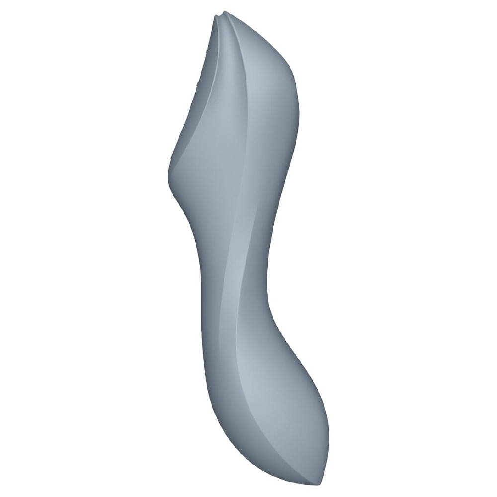 Satisfyer Curvy Trinity 3 Gray Insertable Air Pulse Emiş Güçlü Vibratör