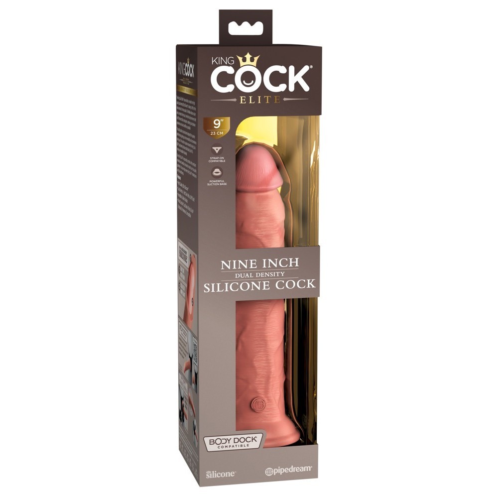 Pipedream King Cock Elite 9 İnch Dual Density Silicone Cock Realistik Penis
