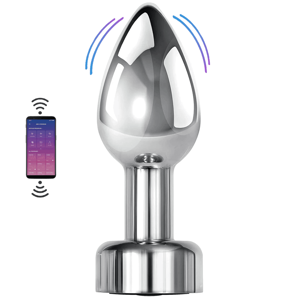 bAŞKa Anal Play Phone Control Plug Telefon Uyumlu 10 Mod Metal Anal Vibratör