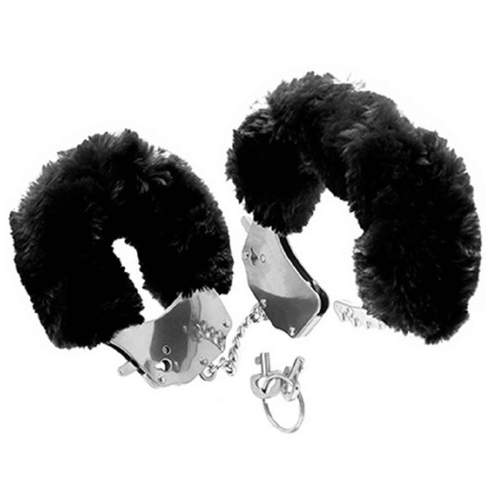 bAŞKa Fetish Fantasy Series Metalic Cuffs Black Metal Fetiş Kelepçe
