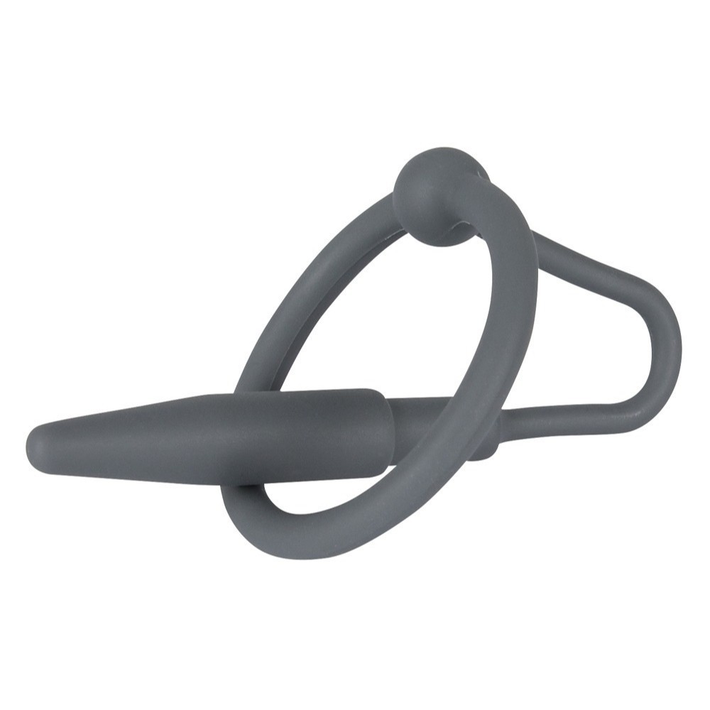 Penis Plug With Glans Ring Silicone Penis Plug