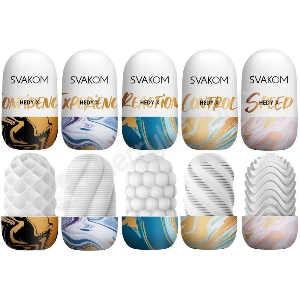 Svakom Hedy X Masturbator 5-pack Mixed Textures Tenga