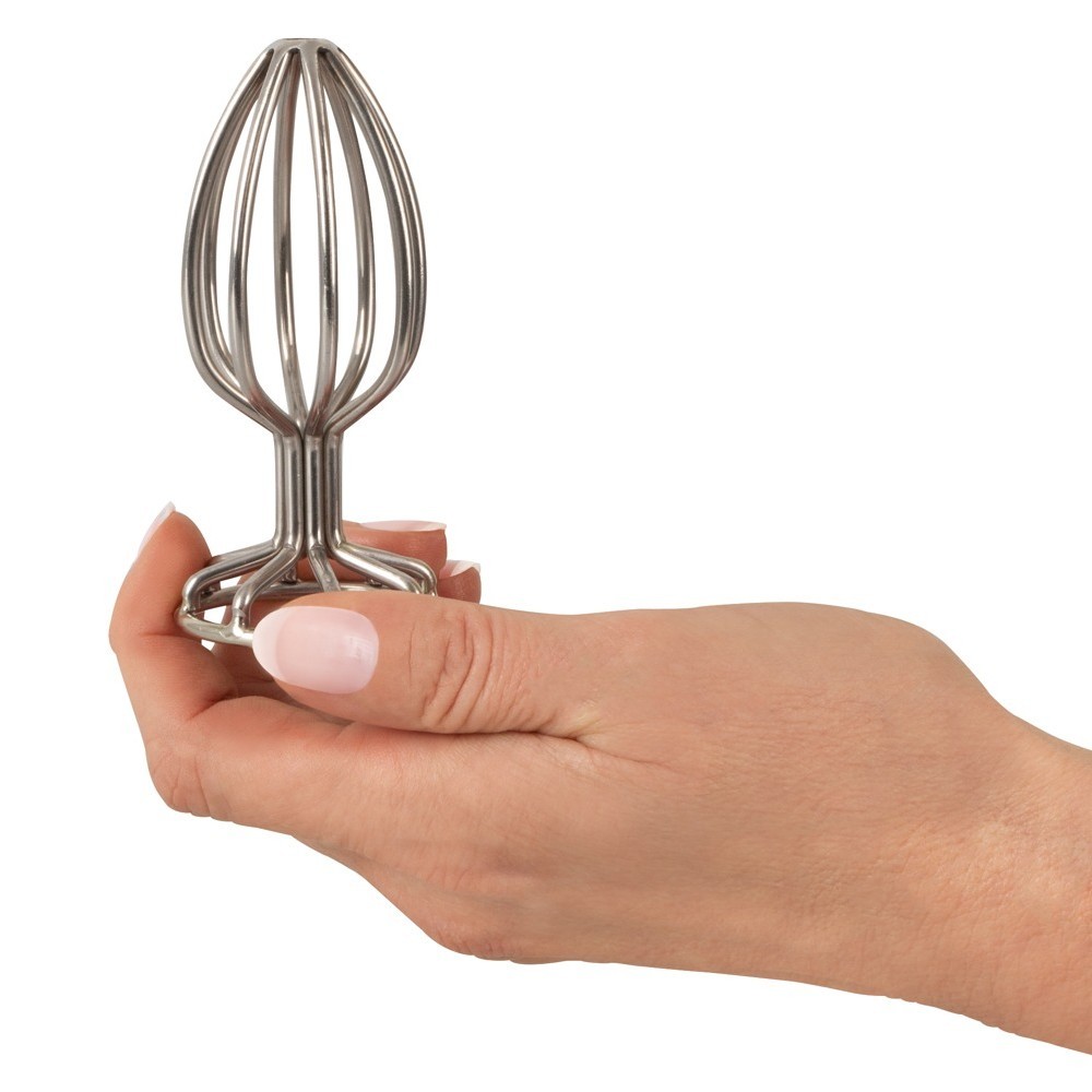 Anos Finest Butt Wear Metal Cage Butt Plug 3.8 cm