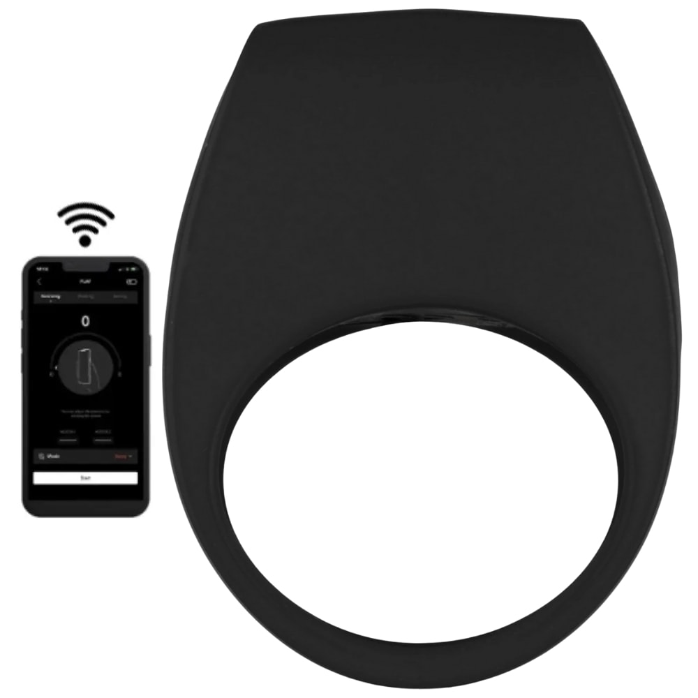 Lelo Tor 3 App-Controlled Telefon Kontrollü Penis Halkası - Black