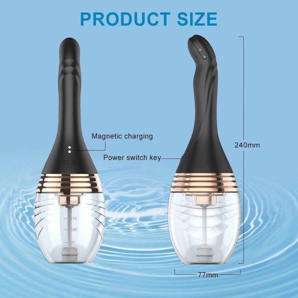 bAŞKa Enema Bulb 3 Hız Otomatik Anal Duş Temizlik Pompası